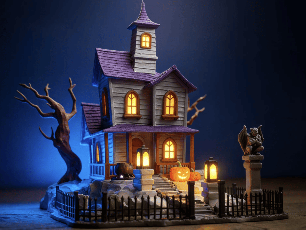 best 3d models for halloween toys_8_haunted house